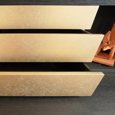 Hoon Moreau LA GRIFFE DU TEMPS I Bronze and sculpted oak cabinet 2017