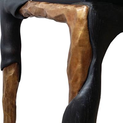 Hoon Moreau LA GRIFFE DU TEMPS I Bronze and sculpted oak cabinet 2017