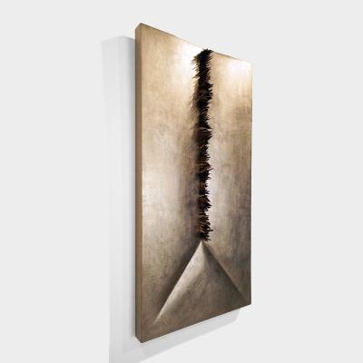 Hoon Moreau MEMORY OF THE FUTURE T4 T5 Diptych of uniques wall sculptures in wood