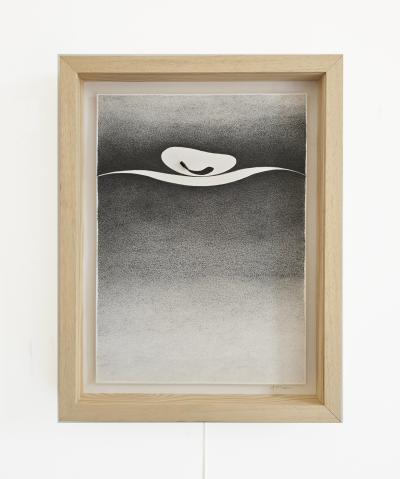 Hoon Moreau SPACE TIME 9 Drawing on paper with coal