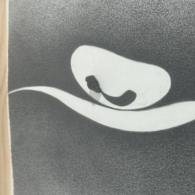 Hoon Moreau SPACE TIME 9 Drawing on paper with coal