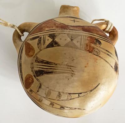 Hopi polychrome canteen attributed to Nampeyo