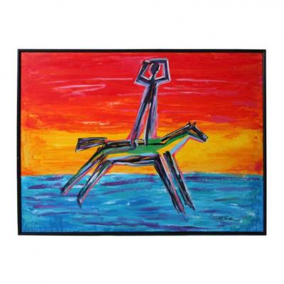 Horse Rider Seeking Beyond