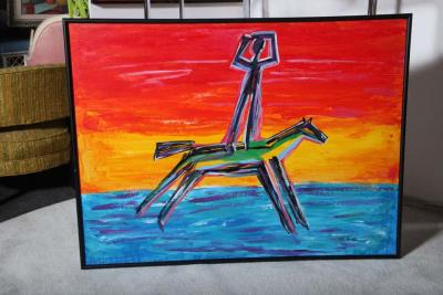 Horse Rider Seeking Beyond