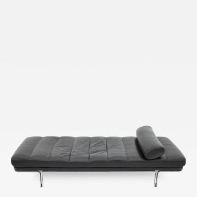 Horst Bruning Leather and Steel Daybed by Horst Br ning for Kill International 1968