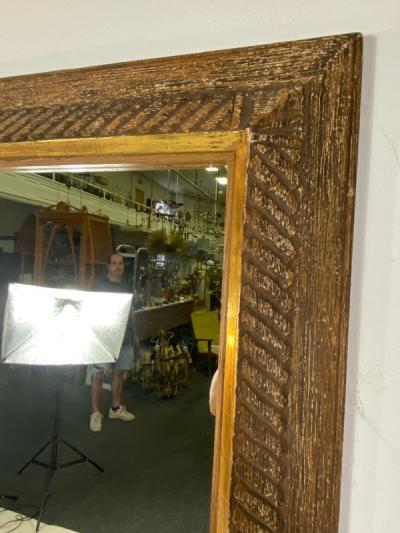 House Of Heydenryk CARVED WOODEN FRAME MIRROR BY HOUSE OF HEYDENRYK