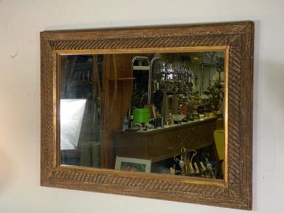 House Of Heydenryk CARVED WOODEN FRAME MIRROR BY HOUSE OF HEYDENRYK