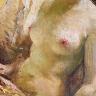 Howard Chandler Christy RECLINING NUDE by Howard Chandler Christy Oil on canvas Framed