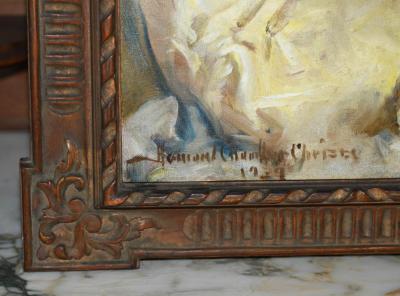 Howard Chandler Christy Reclining Nude by Howard Chandler Christy 20 x 17in