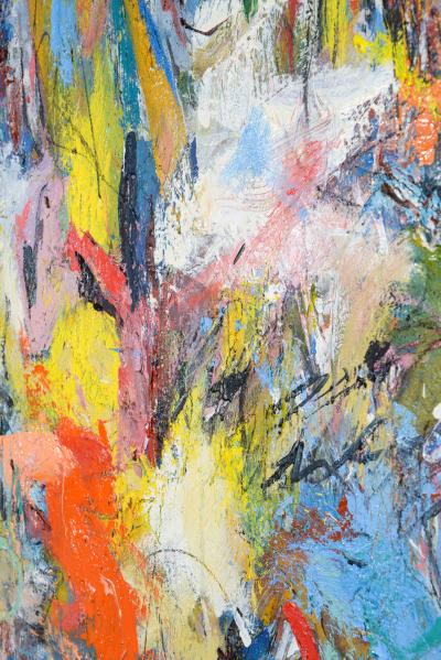 Howard Reyes Marketing Nightmare Peoples Dream oil charcoal painting by Howard Reyes 2024