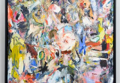 Howard Reyes Never Been A Crier Tears Me Up Inside oil on canvas by Howard Reyes 2024