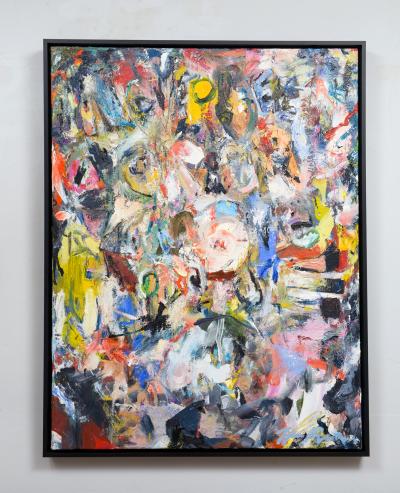 Howard Reyes Never Been A Crier Tears Me Up Inside oil on canvas by Howard Reyes 2024