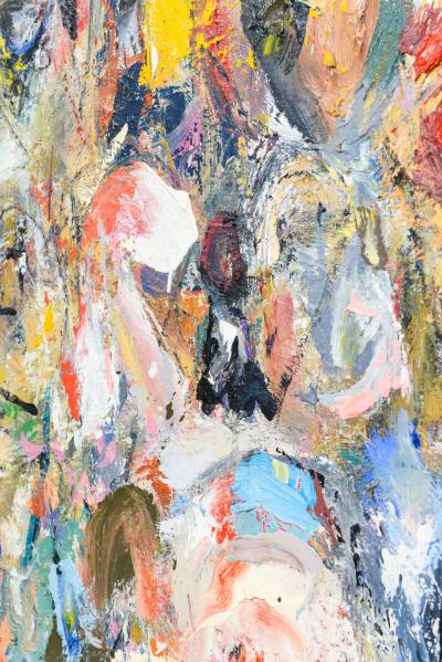 Howard Reyes Never Been A Crier Tears Me Up Inside oil on canvas by Howard Reyes 2024
