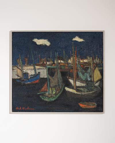 Hubert Henri de Vries Hubert Henri de Vries Boats in the harbor