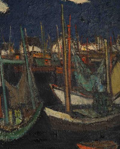 Hubert Henri de Vries Hubert Henri de Vries Boats in the harbor