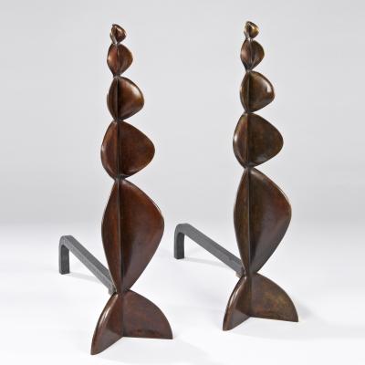 Hubert Le Gall GRAND TOTEM ANDIRONS