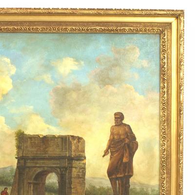 Hubert Robert Italian Neo Classic Landscape of Ancient Ruins