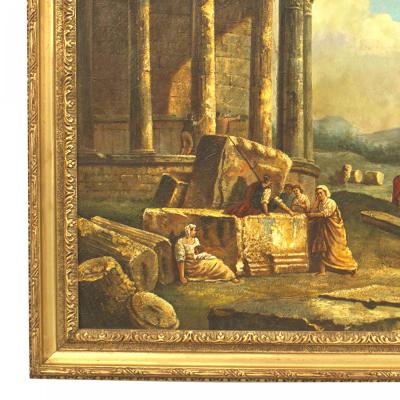 Hubert Robert Italian Neo Classic Landscape of Ancient Ruins