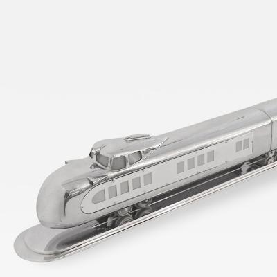 Huge 3 Car 1933 Light Up Aluminum Streamline Train