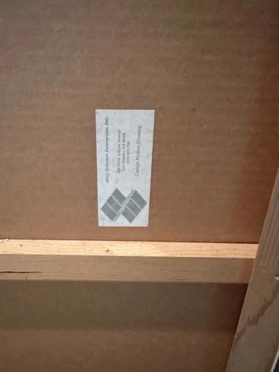 Huge Art Deco Style Jerry Solomon Silver Giltwood Mirror 1 of 2