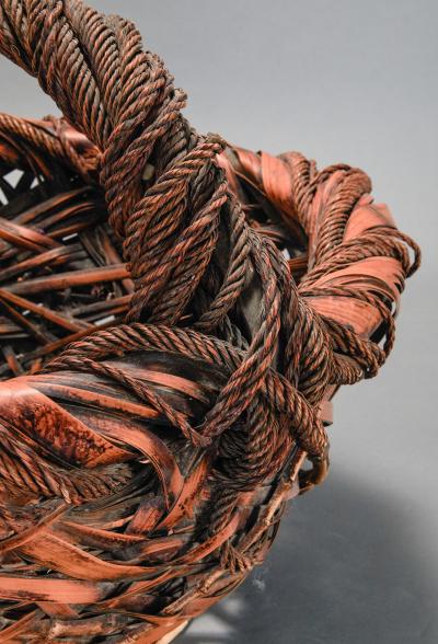 Huge Bowl Shaped Flower Arranging Ikebana Basket