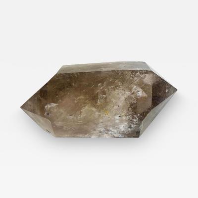 Huge Brazilian Golden Rutile Smoky Quartz Weighs 29 lbs Double Terminated Point