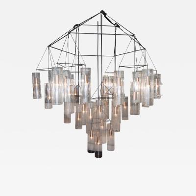 Huge Custom Acrylic Pendant Chandelier in the Manner of Aartreme