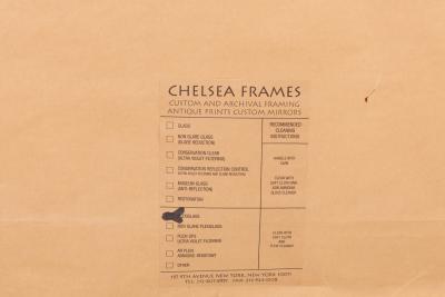 Huge Vintage Barbarella Movie Poster in White Frame