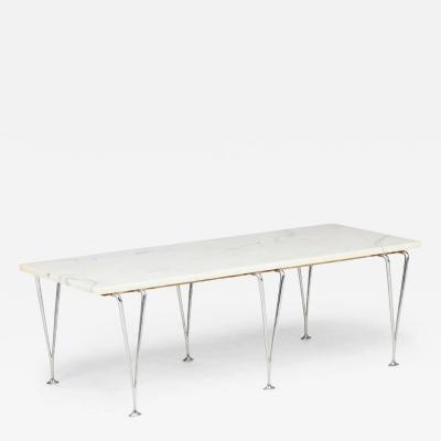 Hugh Acton Rare Hugh Acton Carrara Marble Coffee Table Bench