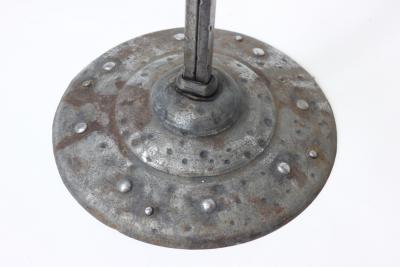 Hugo Berger Arts Crafts Jugendstil Iron Floor Ashtray by Hugo Berger 1910 Germany