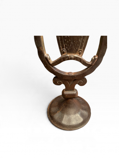 Hugo Berger Pair of Art and Craft candle holders by Goberg