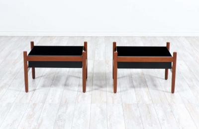 Hugo Frandsen Hugo Frandsen Floating Teak Planters for Sp ttrup Stolefabrik