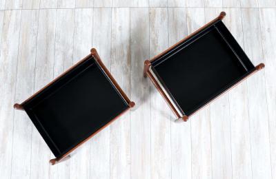 Hugo Frandsen Hugo Frandsen Floating Teak Planters for Sp ttrup Stolefabrik