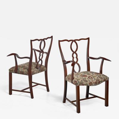 Hugo Gorge Pair of Hugo Gorge armchairs Austria 1920s