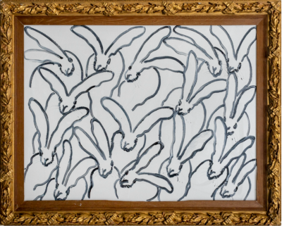 Hunt Slonem Bury Bunnies