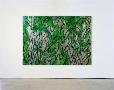 Hunt Slonem Green Man Totem 2 CX1855 2022