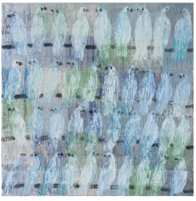 Hunt Slonem Lincoln Peace Plan Doves 