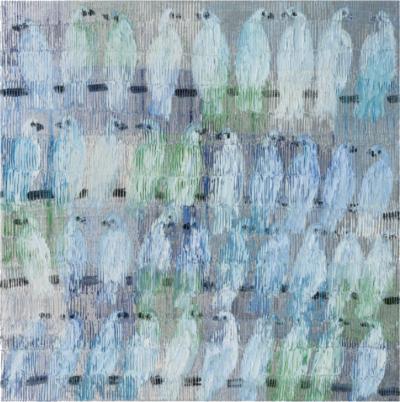 Hunt Slonem Lincoln Peace Plan Doves 