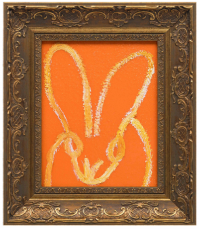 Hunt Slonem Orange Bunny