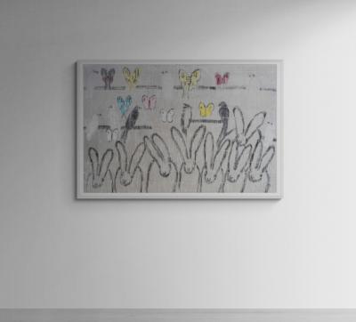 Hunt Slonem Silver Whydahs