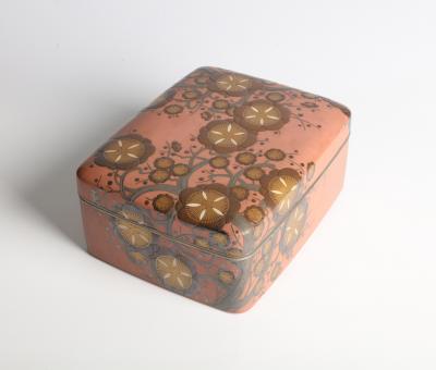 Hy kei and Jitaku Takamura Accessory Box with Prunus Blossom Design T 4891 