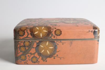 Hy kei and Jitaku Takamura Accessory Box with Prunus Blossom Design T 4891 