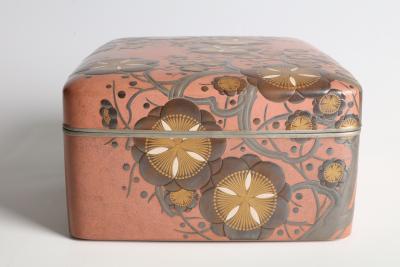 Hy kei and Jitaku Takamura Accessory Box with Prunus Blossom Design T 4891 