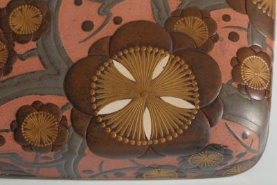 Hy kei and Jitaku Takamura Accessory Box with Prunus Blossom Design T 4891 