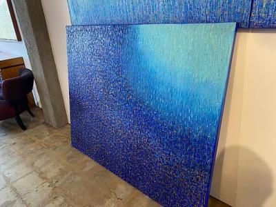 Hyunae Kang Hyun Ae Kang American Modern Abstract Mixed Media on Canvas Effulgence Duology Hyunae Kang