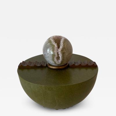 Hyunae Kang Hyun Ae Kang American Modern Bronze and Amethyst Sculpture Hyunae Kang