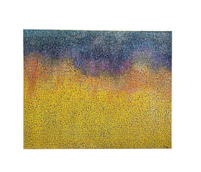 Hyunae Kang Hyun Ae Kang Modern Abstract Mixed Media on Canvas Painting Pray Hyunae Kang