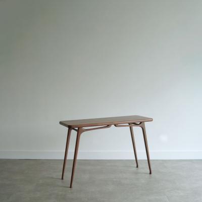ICO Console Table in Dark Walnut