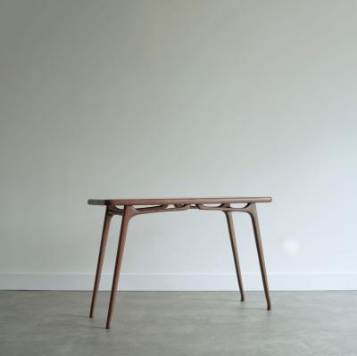 ICO Console Table in Dark Walnut