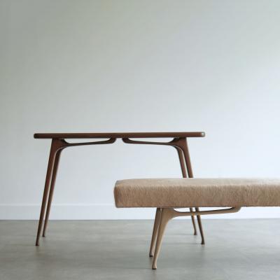 ICO Console Table in Dark Walnut
